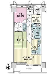 間取図画像 1SLDK