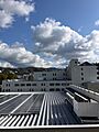 バルコニーから...