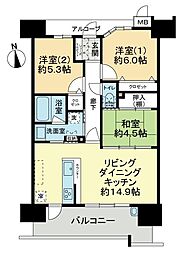 間取図画像 3LDK