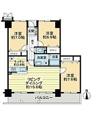 間取図画像 3LDK