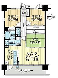 間取図画像 3LDK