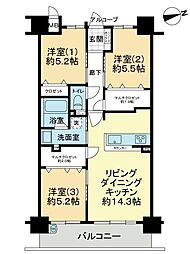 間取図画像 3LDK