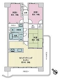 間取図画像 3LDK