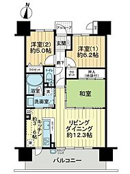 サーパス大高小南 3LDKの間取図画像
