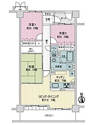 間取図画像 3LDK