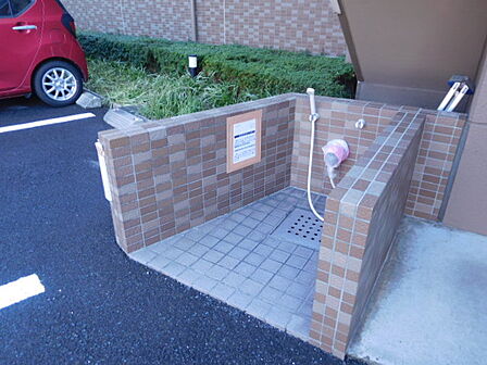 ペット足洗い場