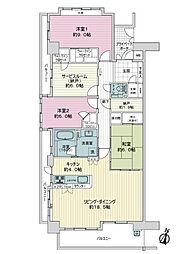 間取図画像 3SLDK