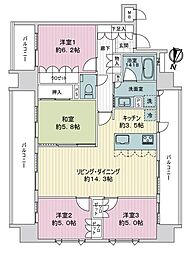 ＭＪＲザ・ガーデン大江 4LDKの間取り