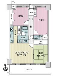 サーパス大橋 3LDKの間取図画像