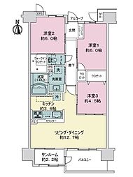 間取図画像 3LDK