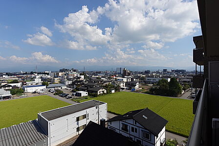 バルコニーから南東向きの眺望