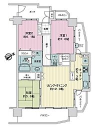 間取図画像 3LDK