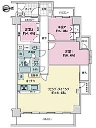 間取図画像 3LDK