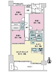 間取図画像 3LDK