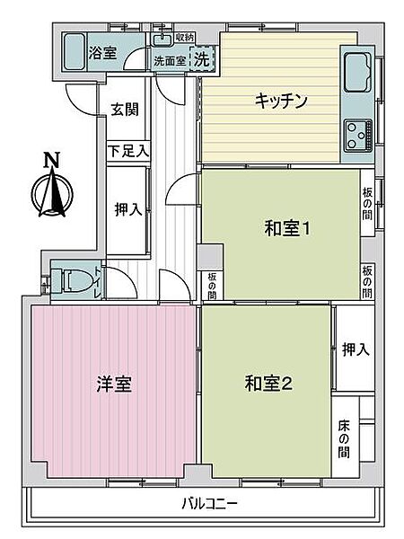 間取りを拡大表示
