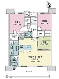 間取図画像 3LDK