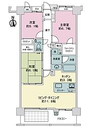 間取図画像 3LDK