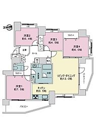 間取図画像 4LDK