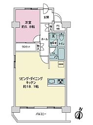 間取図画像 1LDK