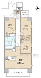 サンメゾン浜松元浜 3LDKの間取図画像