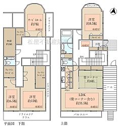 アートフォルム山手 3SLDKの間取図画像
