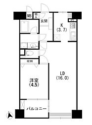 間取図画像 1LDK