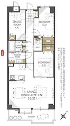 間取図画像 2SLDK