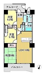 間取図画像 3LDK