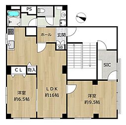 間取図画像 2SLDK