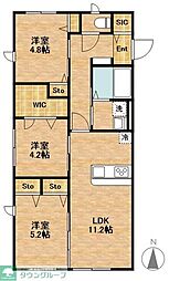 仮称久留米市三瀦町高三潴新築計画 1階