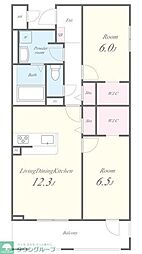 アルメノア西新 2階/201