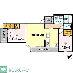 D-Riverside南庄 2階/-