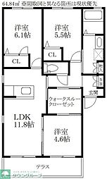 サンライズガーデン Ｂ 2階
