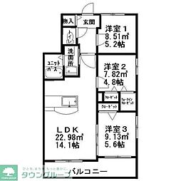 プレミール富士見 2階/1-201