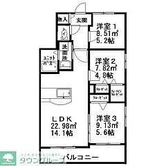 物件の間取り