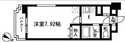 パインストン今泉 1Kの間取図画像