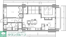 浄水ハイツ 2LDKの間取図画像