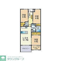 LeparterreJonan 3LDKの間取図画像