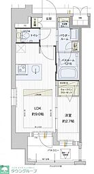 グランフォーレ西新パサージュ 1LDKの間取図画像