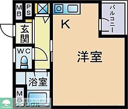 Mビル ワンルームの間取図画像