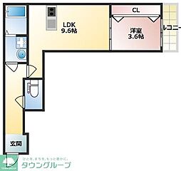 SunMark賀茂 1LDKの間取図画像