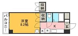 ロイヤル天神南200 1Kの間取図画像