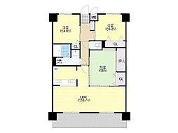 間取図画像 3LDK