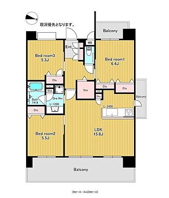 間取り アメックス波多江駅前 3階/-
