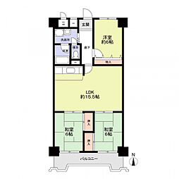 間取図画像 3LDK