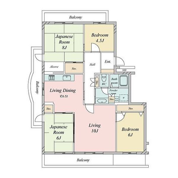間取りを拡大表示