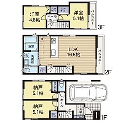 金沢区釜利谷東1丁目 新築分譲住宅 全2棟 1号棟 1号棟