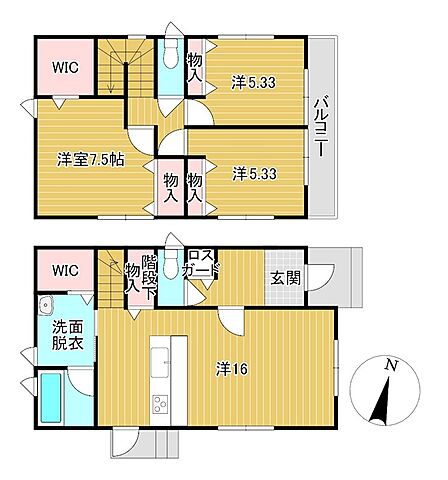 間取り 日立市南高野町2丁目