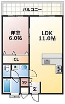 西興ビル  ｜ 広島県広島市安佐南区古市4丁目（賃貸マンション1LDK・4階・42.90㎡） その2