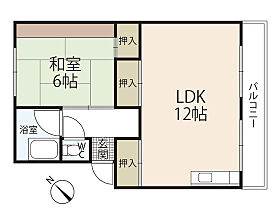 山下ビル  ｜ 広島県広島市西区庚午北2丁目（賃貸マンション1LDK・3階・43.61㎡） その2